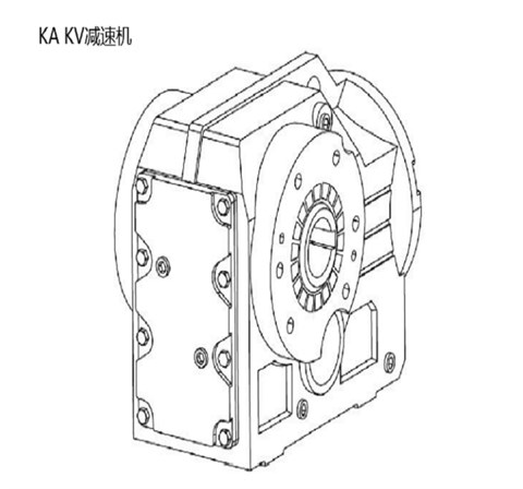KA57减速机 KV57 KVZ57 KA57/T通孔输出减速电机
