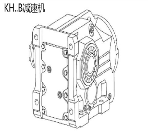 KAF107减速机 KVF107 KH107B空心轴通孔输出减速器