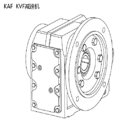 KAF127减速机,KVF127_KH127B通孔输出空心轴减速电机