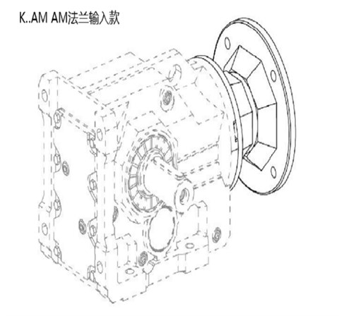 KF157减速机 KF157AM大功率螺旋伞齿轮减速机