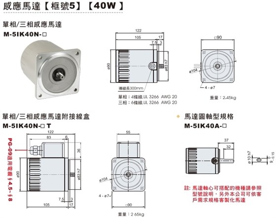 5号机 40W